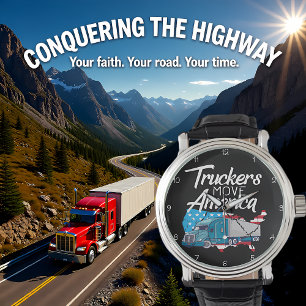 Truckers Move America: Flag Silhouette Watch