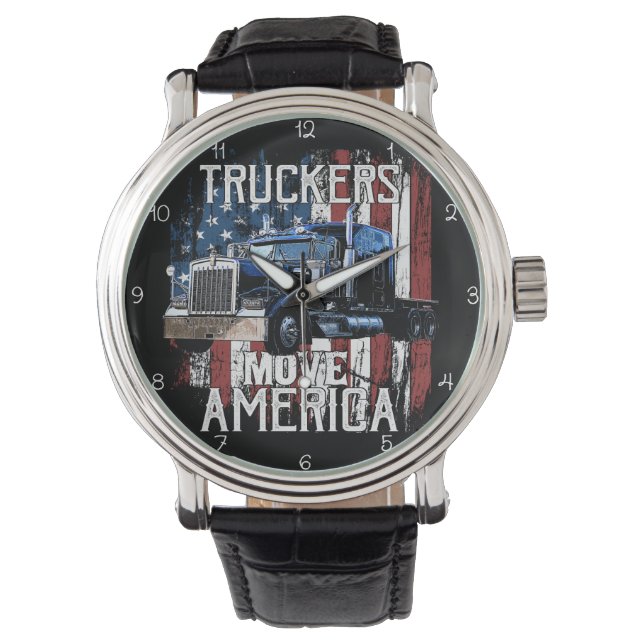 Truckers Move America Patriotic Watch (Front)