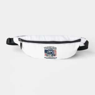 Truckers Move America Vintage Truck Shirt Design_1 Bum Bags
