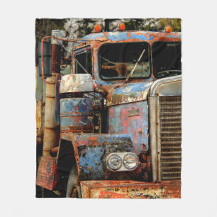 Truckers Never Die Fleece Blanket