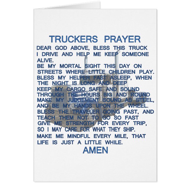 Truckers Prayer (Front)