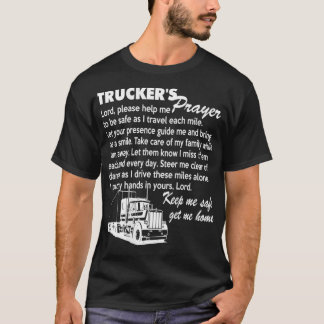 Truckers Prayer Truck Driver gift for men and T-Shirt