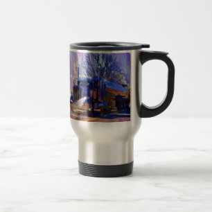 Truckers Tanker Lorry Heavy Transport Gift Travel Mug