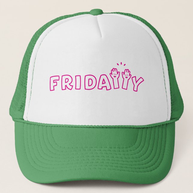 Truckin into Friday Trucker Hat (Front)
