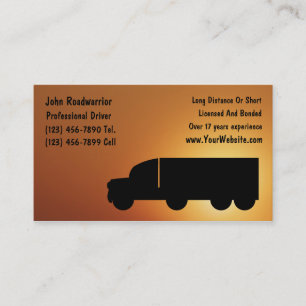 Trucking Business Card