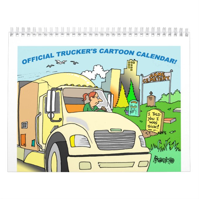 TRUCKING CARTOON CALENDAR (Cover)