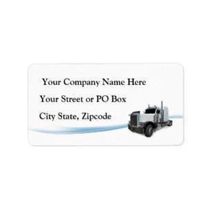 Trucking Company Label