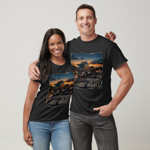 Trucking in the Free World Trucker T-Shirt