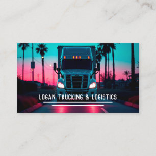 Trucking Logistics Business Card