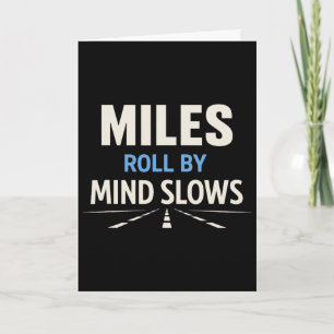 Trucking Therapy Road Is My Therapy Trucker Mental Card