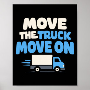 Trucking Therapy Road Is My Therapy Trucker Mental Poster