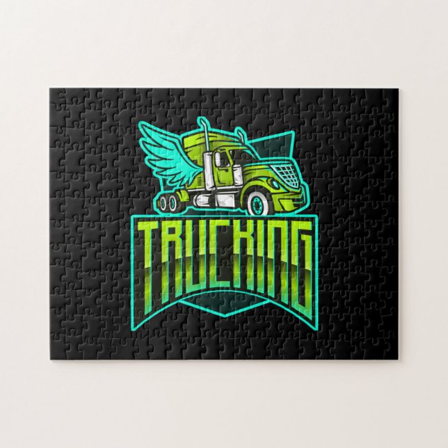 Trucking Transportation jigsaw puzzle (Horizontal)