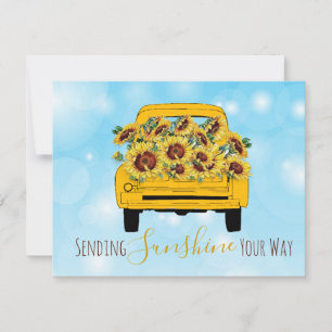 Truckload of sunshine card