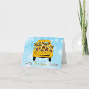 Truckload of sunshine  note card