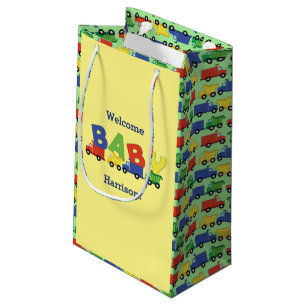 Trucks Baby Shower Small Gift Bag