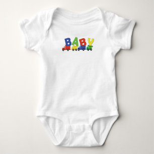 Trucks Boy Baby Shower Construction Cute Bodysuit