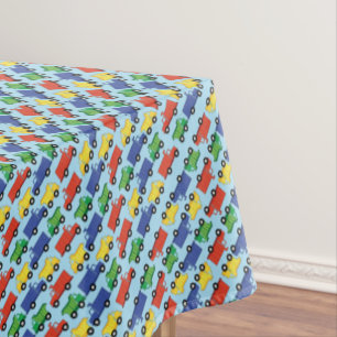 Trucks Boy Baby Shower Construction Cute Tablecloth