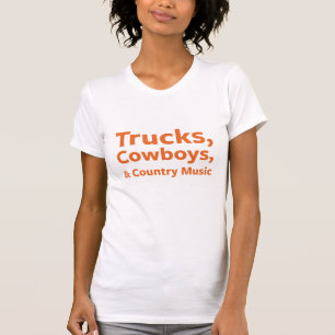 Trucks, Cowboys and Country Music T-Shirt