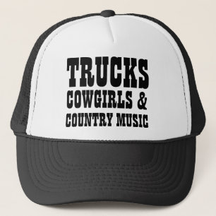 Trucks Cowgirls and Country Music Trucker Hat