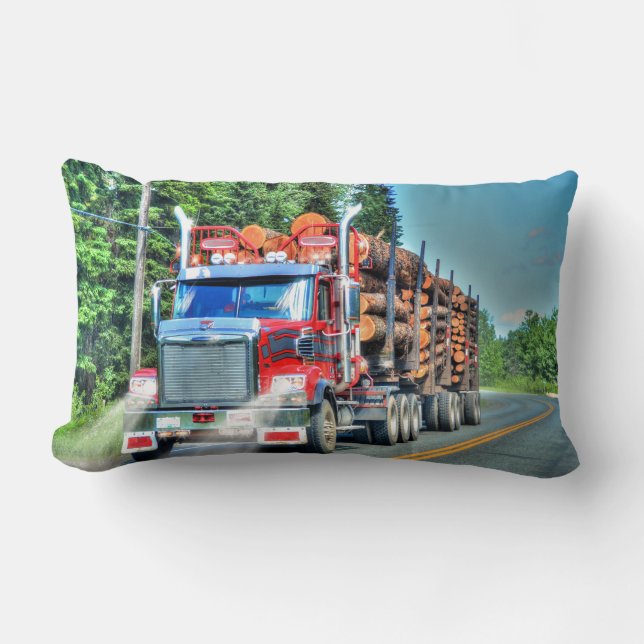 Trucks for Truckers & Truck-lovers Lumbar Cushion (Front)