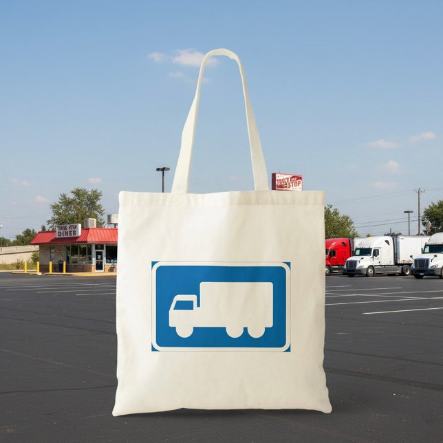 Trucks Road Sign Tote Bag (Creator Uploaded)