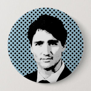 Trudeau 10 Cm Round Badge