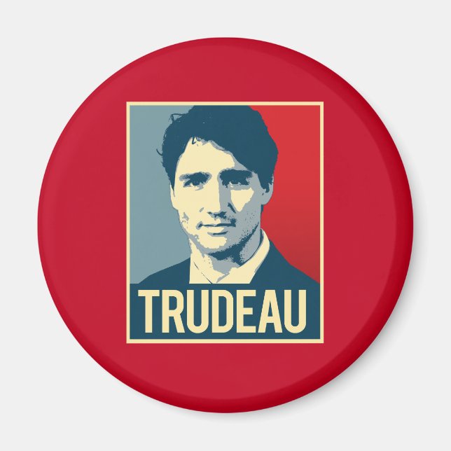 Trudeau Propaganda Poster -.png Magnet (Front)