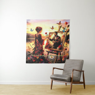 True art always reaches your heart tapestry