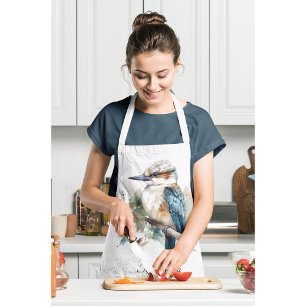 True Blue Kookaburra, custom Apron