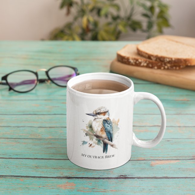 True Blue Kookaburra, custom Coffee Mug (Creator Uploaded)