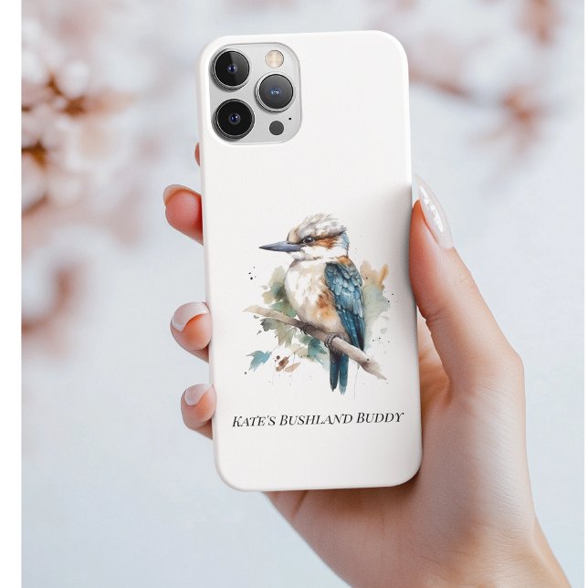 True Blue Kookaburra, custom iPhone Case (Creator Uploaded)