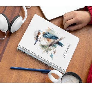 True Blue Kookaburra, custom Notebook