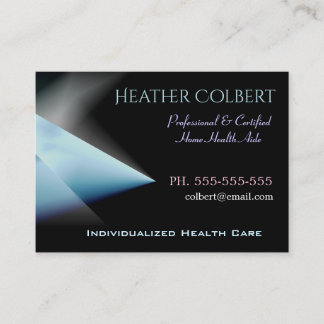 True Blue Professional Caregiver Business Card