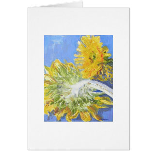 True Blue Sunflowers  Card