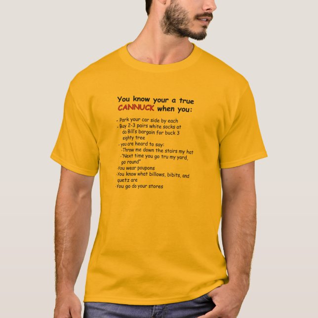 True Cannuck T-Shirt (Front)