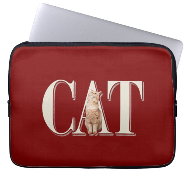 True Cat Love Laptop Sleeve (Front)
