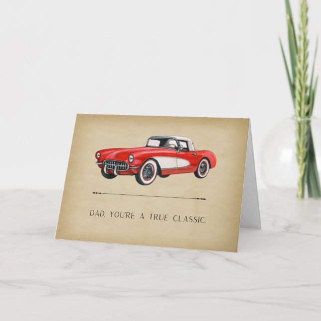 True Classic Folded Note Card (Front)