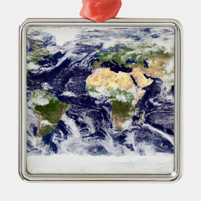 True-colour image of the entire Earth Metal Ornament (Front)