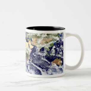 True-colour image of the entire Earth Two-Tone Coffee Mug
