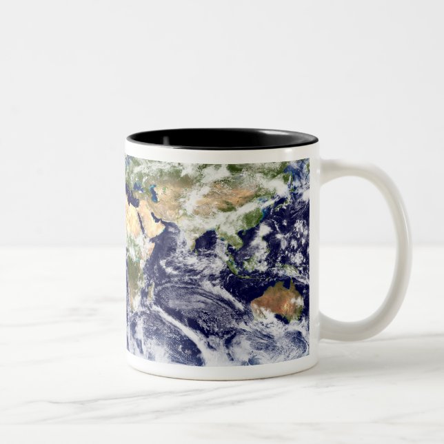 True-colour image of the entire Earth Two-Tone Coffee Mug (Right)