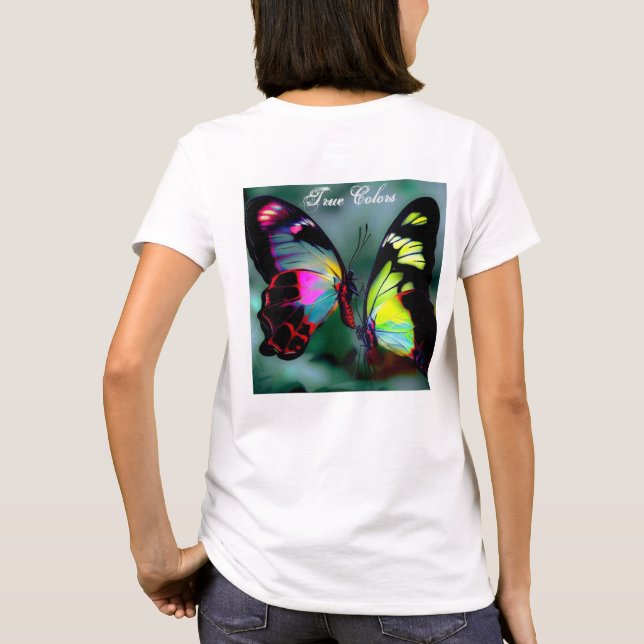True Colours, Butterflies Tee (Back)