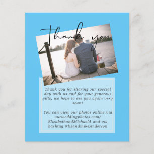 True Colours PHOTO Thank You Letter Budget Wedding