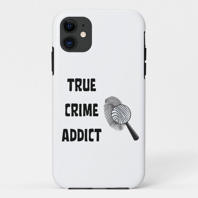 True crime addict Case-Mate iPhone case (Back)