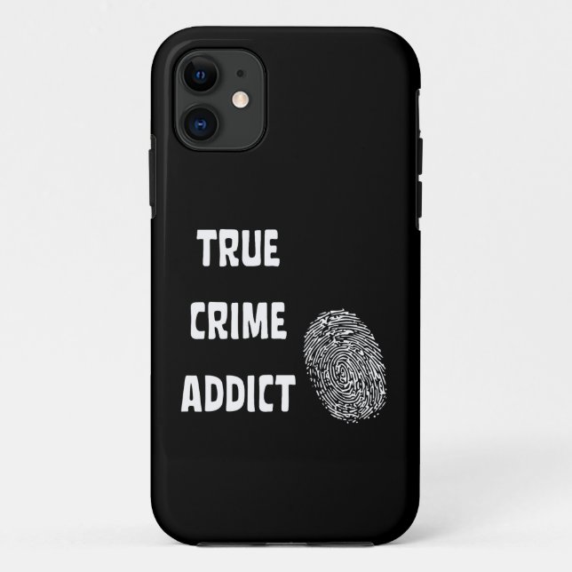 True crime addict Case-Mate iPhone case (Back)