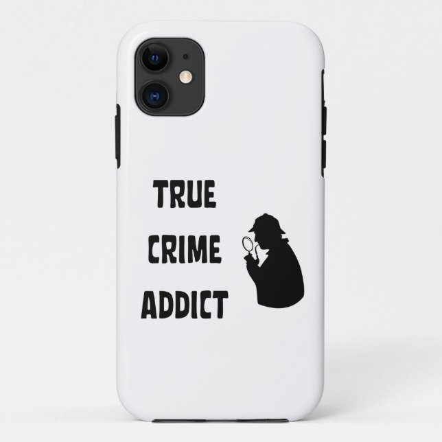 True crime addict Case-Mate iPhone case (Back)