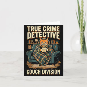 True Crime Detective Couch Division True Crime Men Card