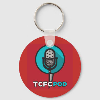 True Crime Fan Club Logo Key Chain