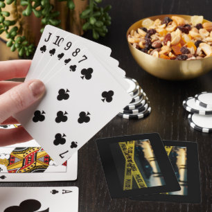 True Crime Fanatic Crime Scene Playing Cards