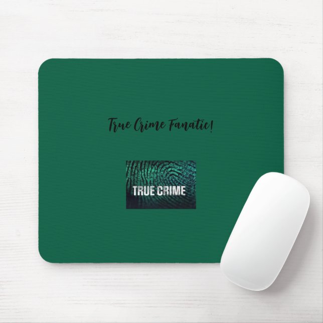 True Crime Fanatic Mouse Pad (With Mouse)