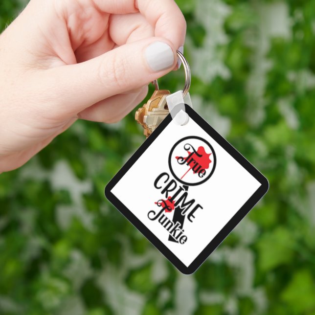 True Crime Junkie Key Chain (Hand)